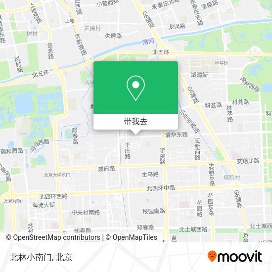 北林小南门地图