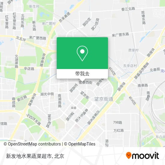 新发地水果蔬菜超市地图