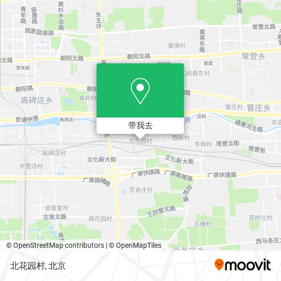 北花园村地图