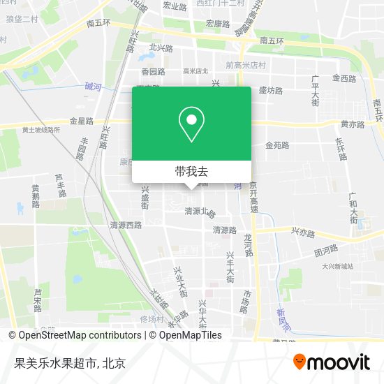 果美乐水果超市地图
