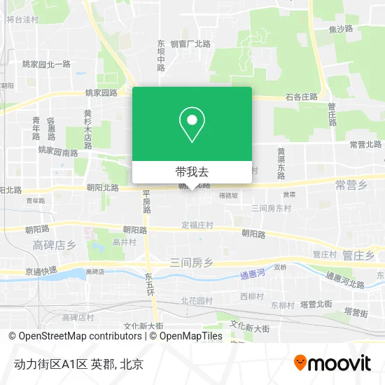 动力街区A1区 英郡地图