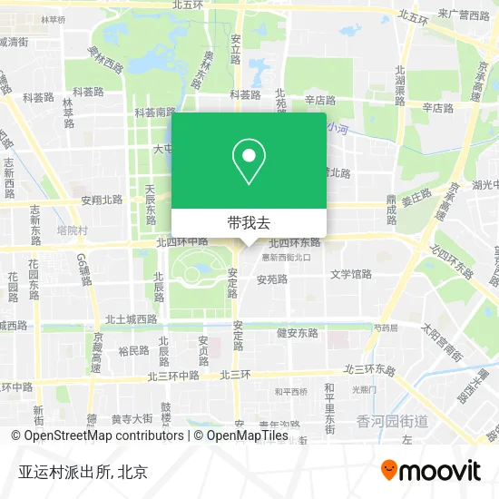 亚运村派出所地图