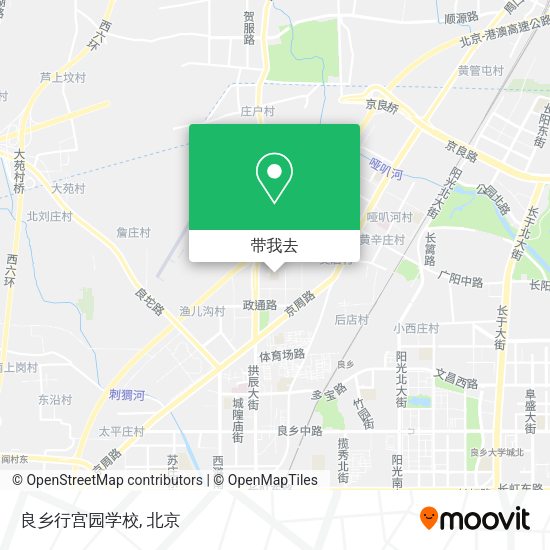 良乡行宫园学校地图
