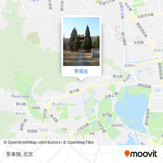 景泰陵地图