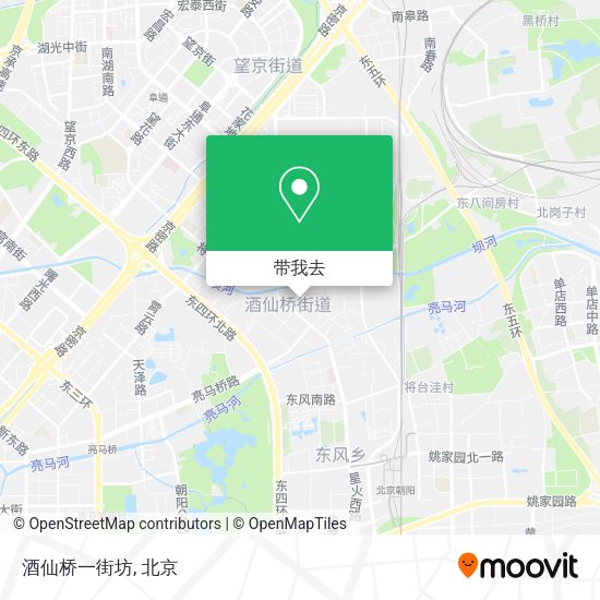 酒仙桥一街坊地图