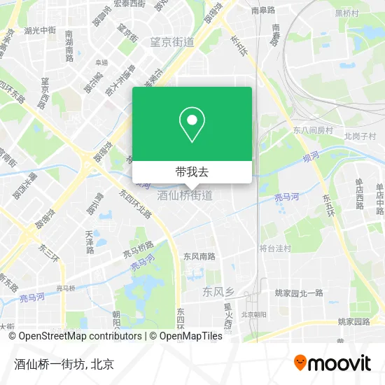 酒仙桥一街坊地图