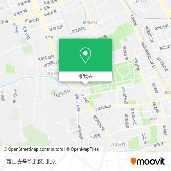 西山壹号院北区地图