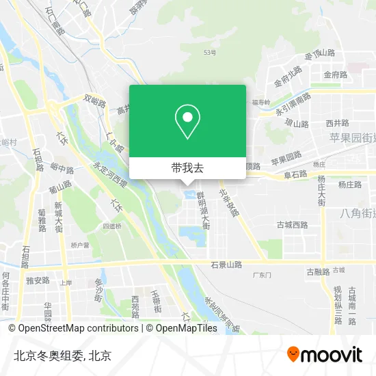 北京冬奥组委地图