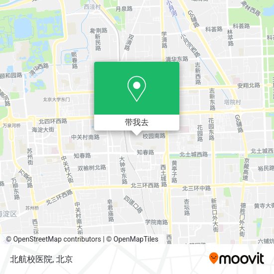北航校医院地图