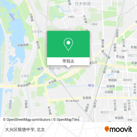 大兴区狼垡中学地图