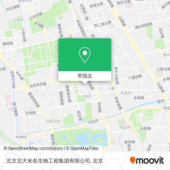 北京北大未名生物工程集团有限公司地图