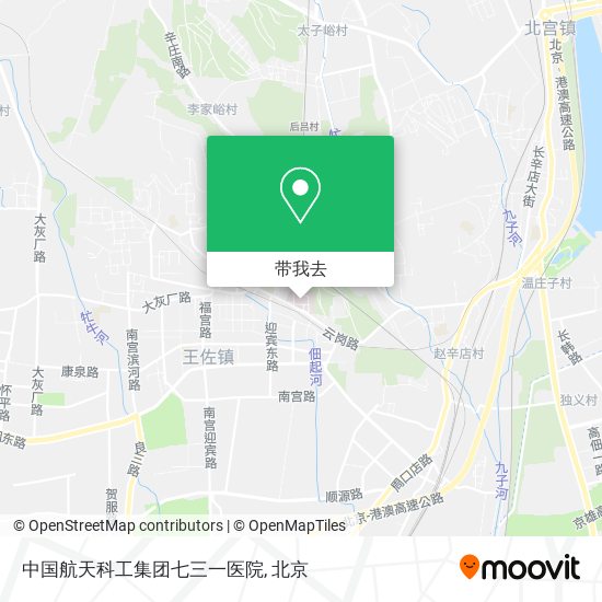 中国航天科工集团七三一医院地图