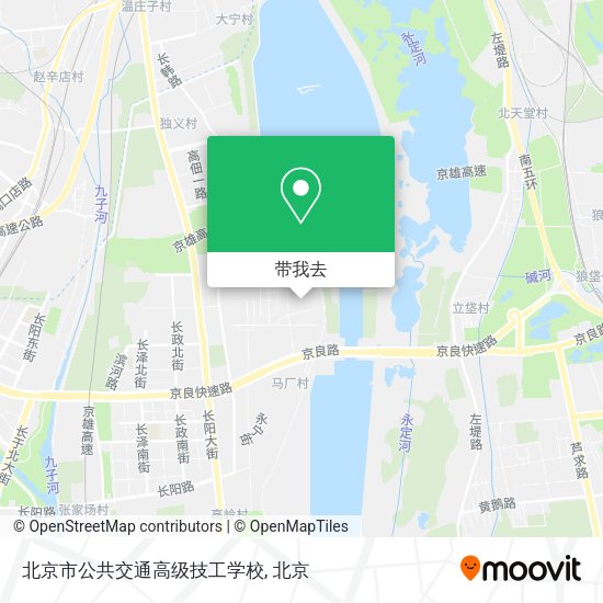 北京市公共交通高级技工学校地图
