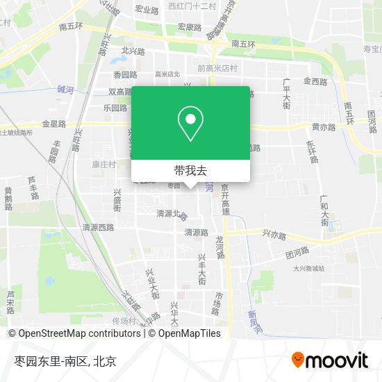 枣园东里-南区地图