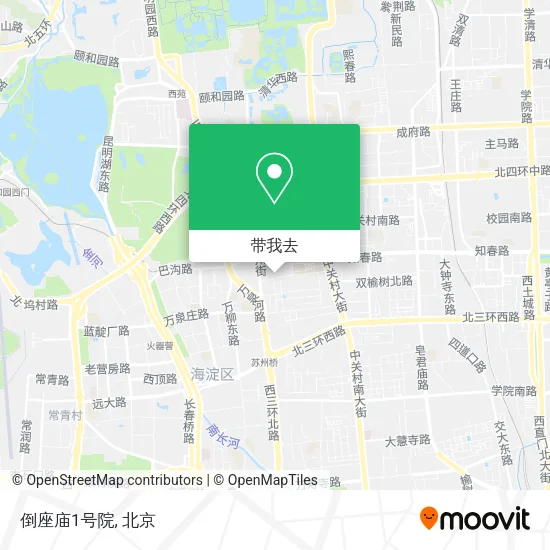 倒座庙1号院地图