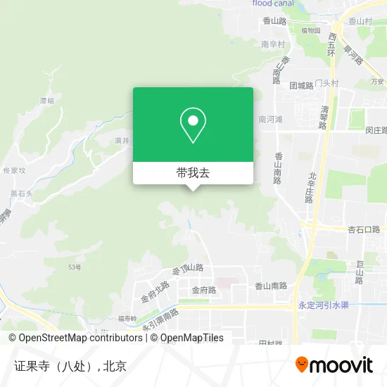 证果寺（八处）地图