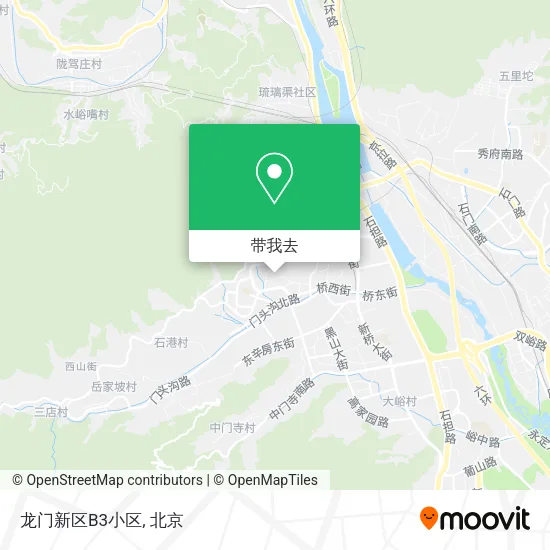 龙门新区B3小区地图