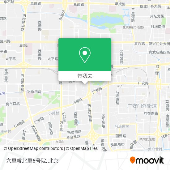 六里桥北里6号院地图
