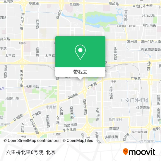 六里桥北里6号院地图