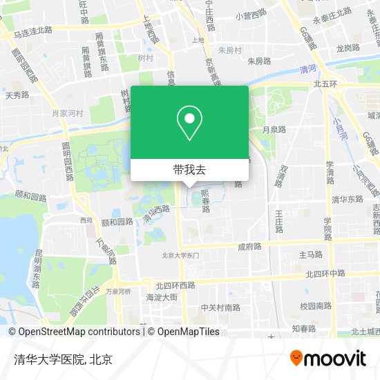 清华大学医院地图