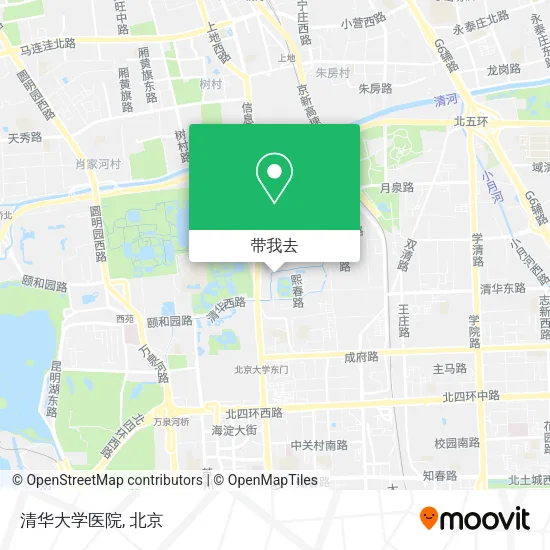 清华大学医院地图