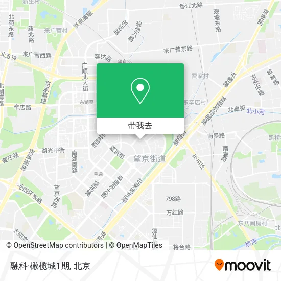融科·橄榄城1期地图
