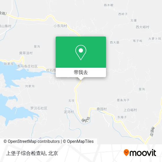 上堡子综合检查站地图