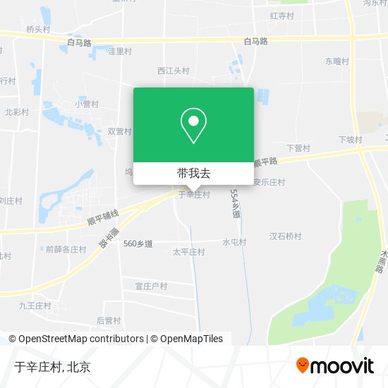 于辛庄村地图