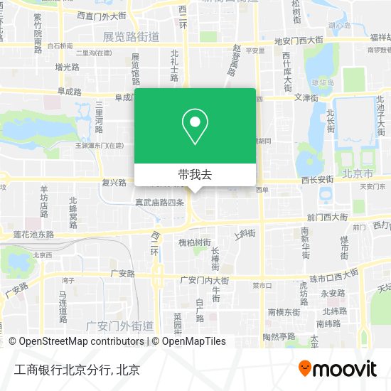 工商银行北京分行地图