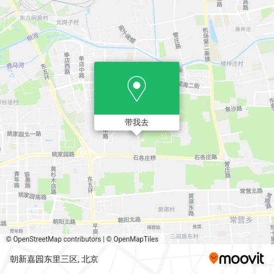 朝新嘉园东里三区地图