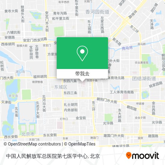 中国人民解放军总医院第七医学中心地图