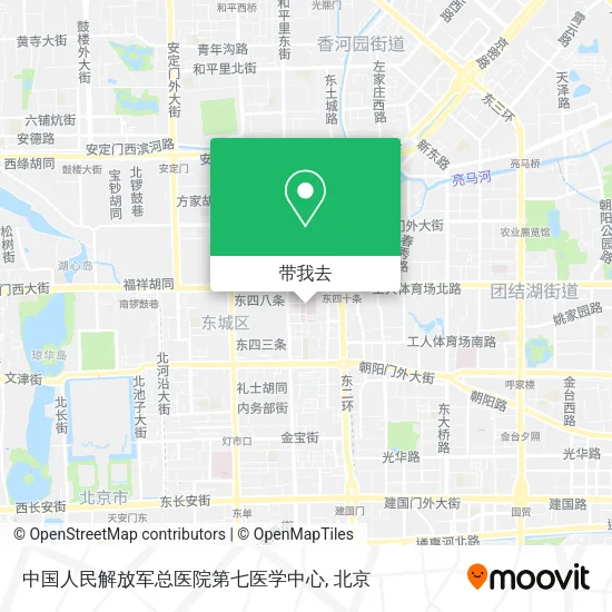 中国人民解放军总医院第七医学中心地图