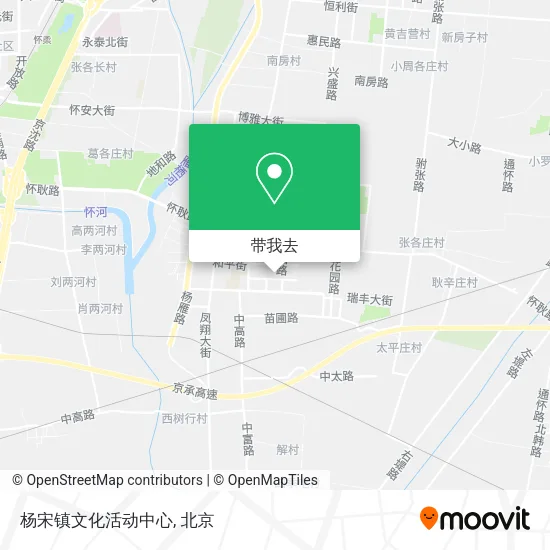 杨宋镇文化活动中心地图