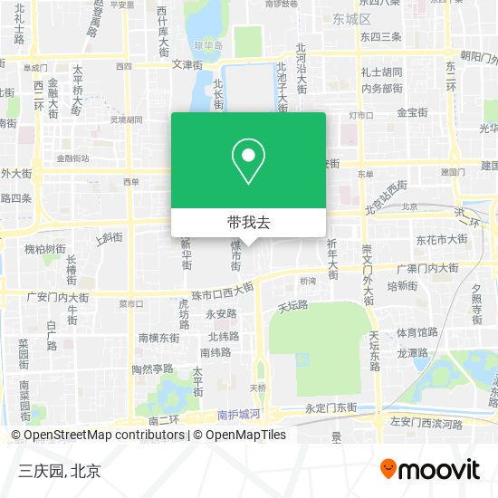 三庆园地图