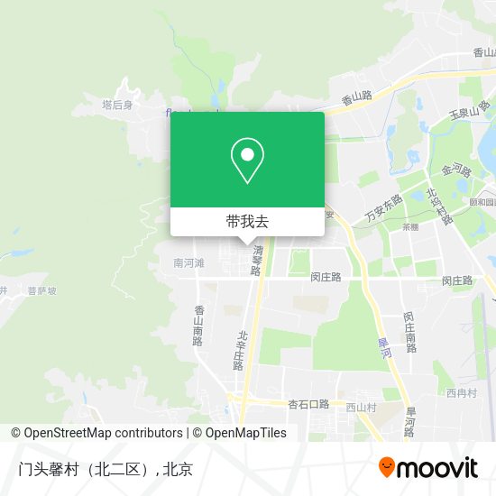 门头馨村（北二区）地图