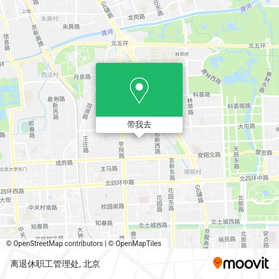 离退休职工管理处地图