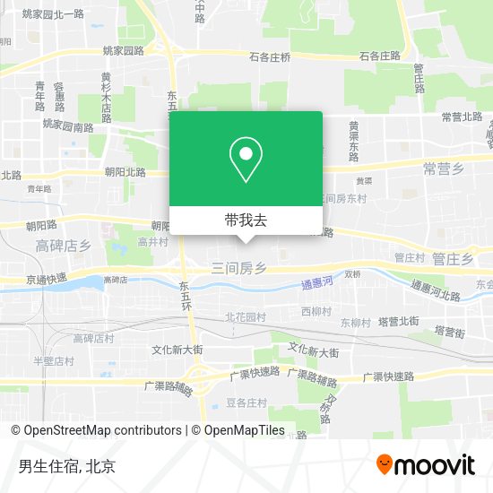 男生住宿地图