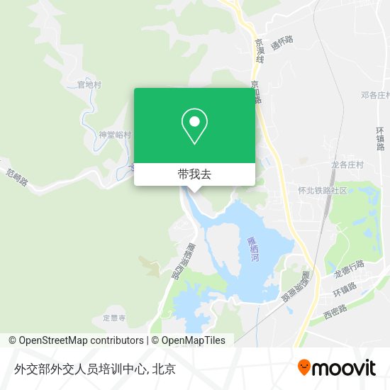 外交部外交人员培训中心地图
