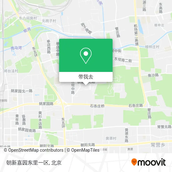 朝新嘉园东里一区地图