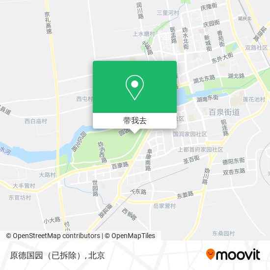 原德国园（已拆除）地图