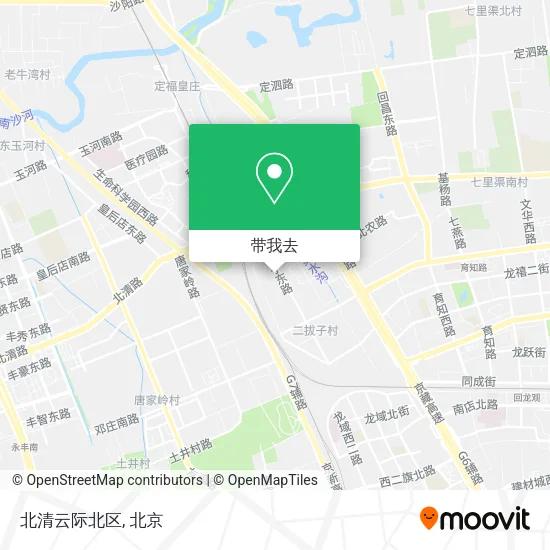 北清云际北区地图
