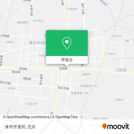 涿州开发区地图