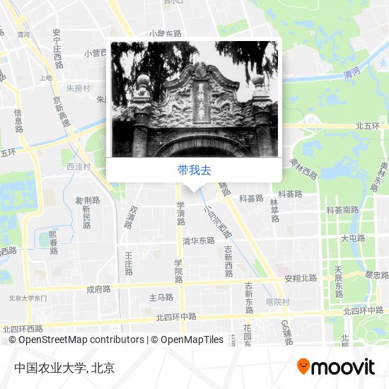 中国农业大学地图