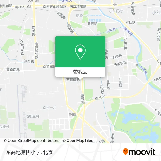 东高地第四小学地图