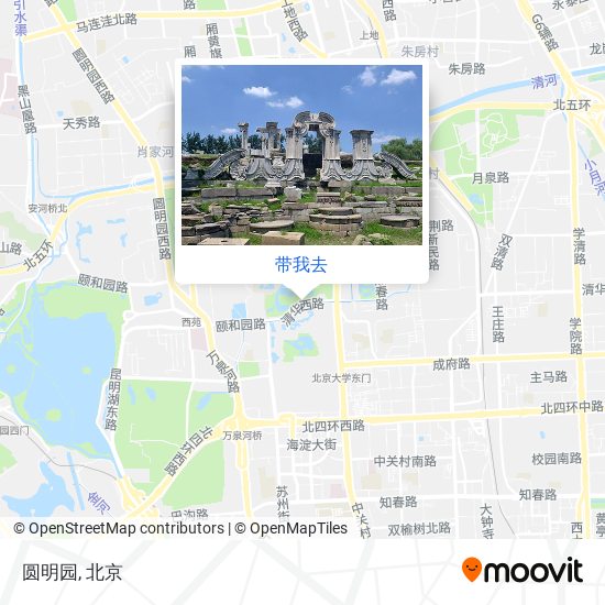 圆明园地图