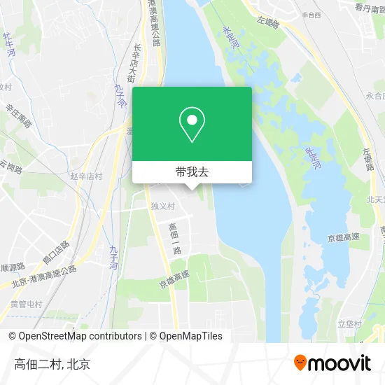 高佃二村地图