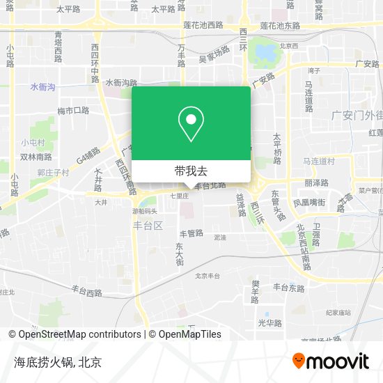 海底捞火锅地图