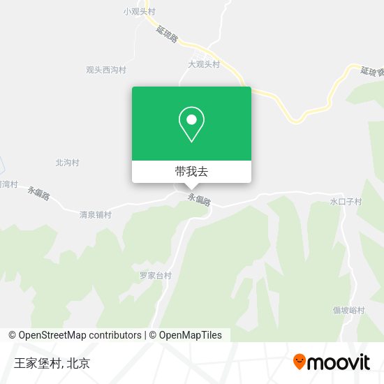 王家堡村地图