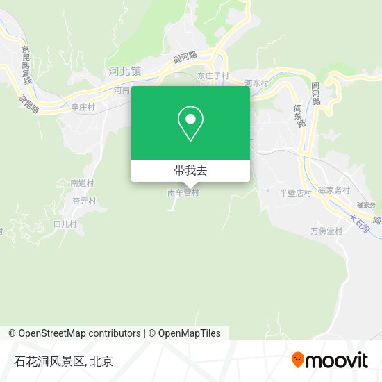 石花洞风景区地图