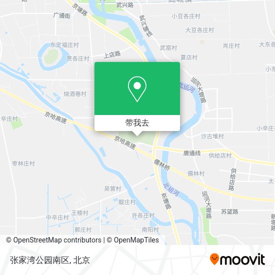 张家湾公园南区地图